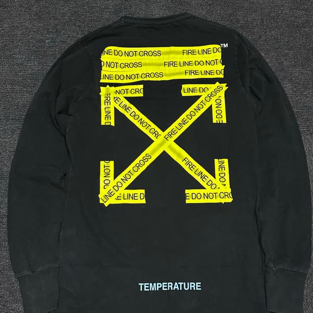 오프화이트 SS18 “Temperature” 컬렉션  롱슬리브