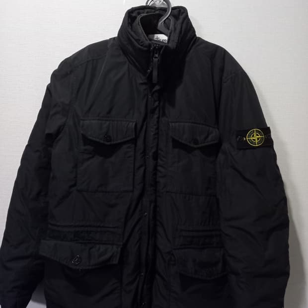 징품 스톤아일랜드 마이크로랩스 패딩 점퍼 95/M