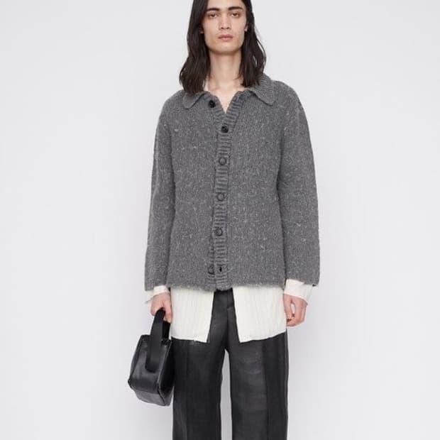 [50] 아워레가시 빅 가디건 펑키 그레이