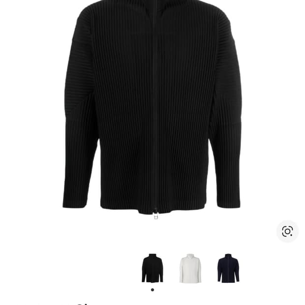 [3]옴므플리세 베이직 집업 블랙