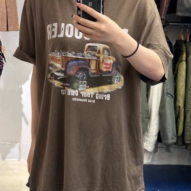 George truck beer 반팔티