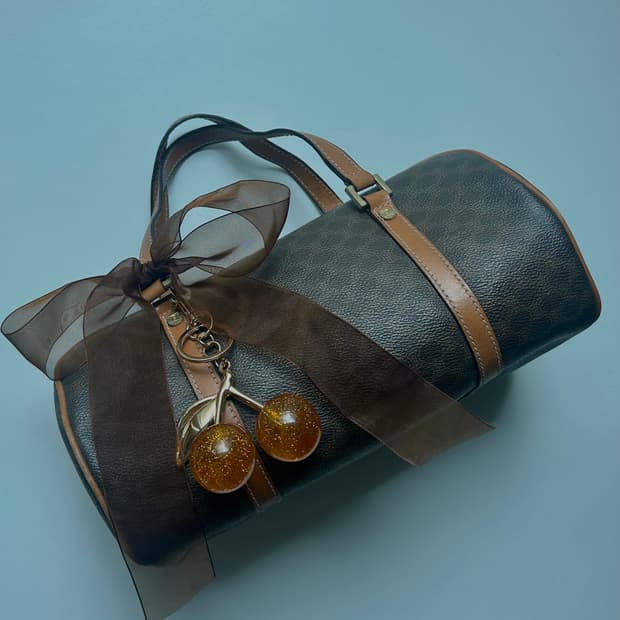 특가🤎))셀린느 마카담 볼링 보스턴백 브라운 y2k 빈티지 가방