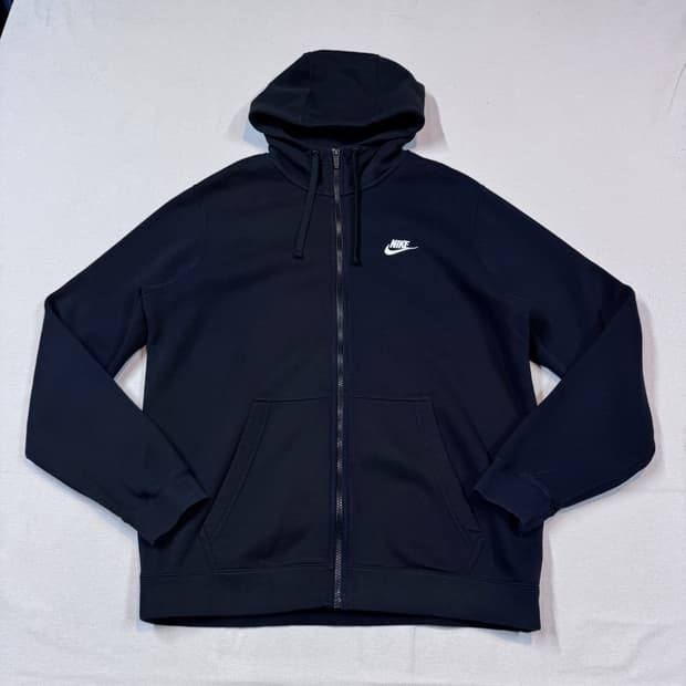 L) 나이키 블랙 후드집업