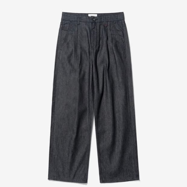[M] 포트너스 Two Tuck Wide Indigo Jeans 