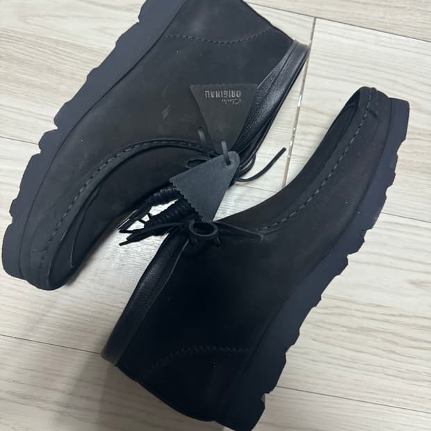 클락스 Clarks wallabe boots black