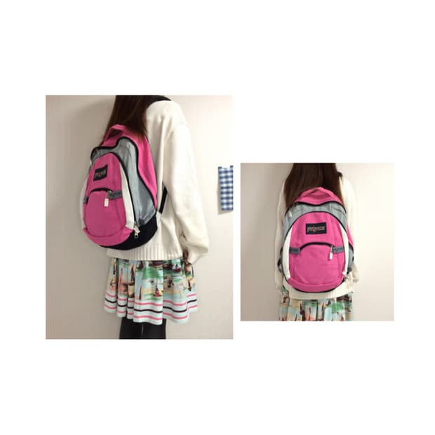 잔스포츠 빈티지 90s 핑크 백팩