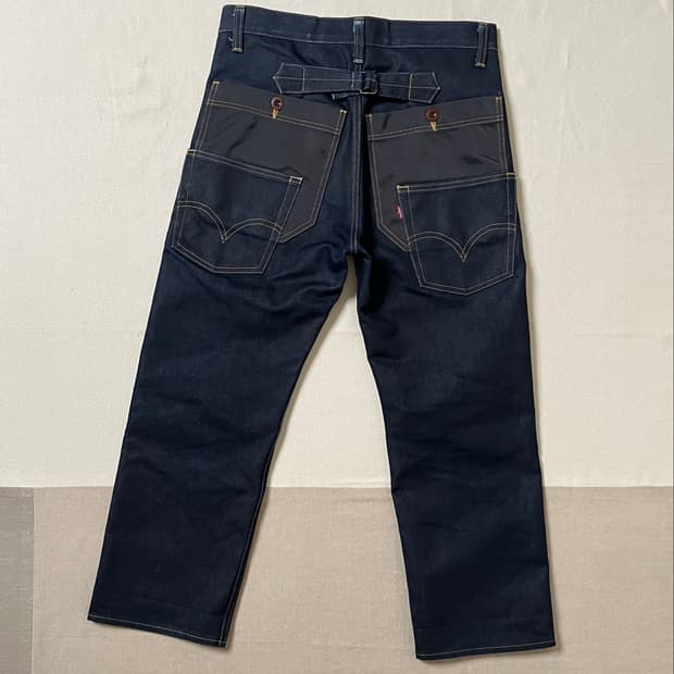 준야와타나베 x 리바이스 신치백 데님팬츠 junya watanabe