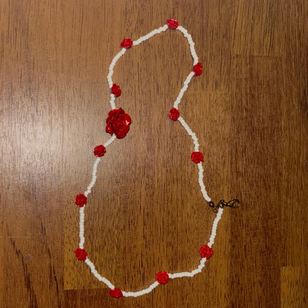 2-way Antique Rose Necklace & Bracelet