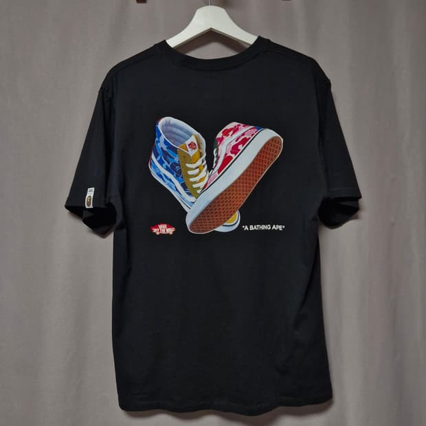 베이프 x 반스 티셔츠