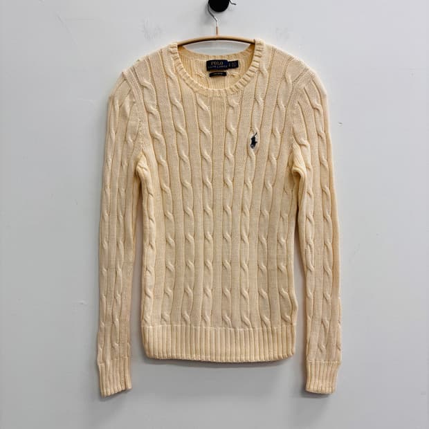 폴로 랄프로렌(Polo Ralph Lauren) 피마 코튼 케이블 니트