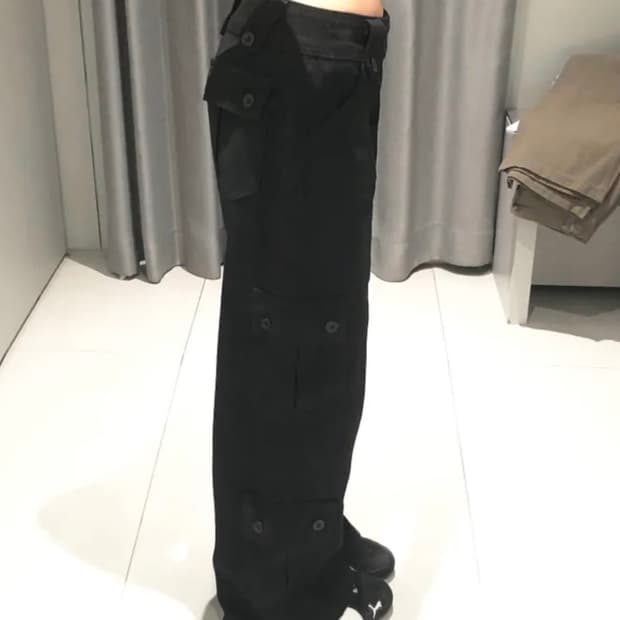 지브 로우라이즈 카고팬츠