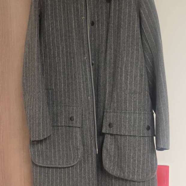 바버 핀스트라이프 코트 50