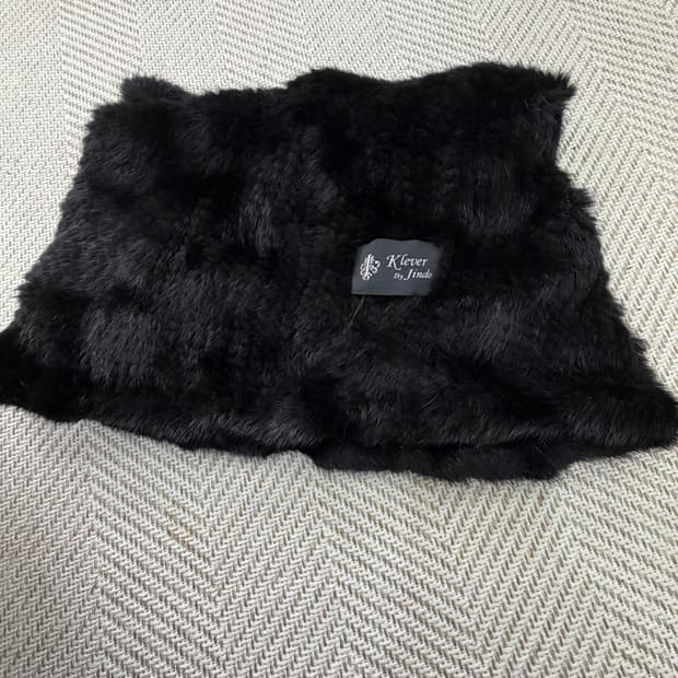 정품) Klever by Jindo 진도 블랙 밍크 머플러 워머
