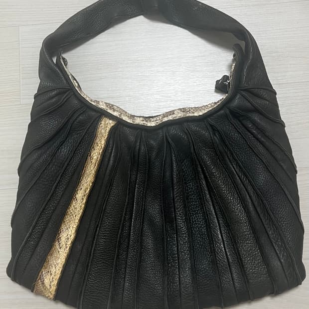 빈티지 리얼 레더백