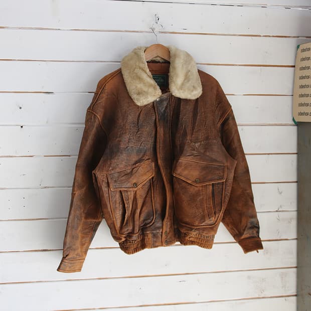 (착용컷) Creation Cube 가죽 자켓 (남성용 103)