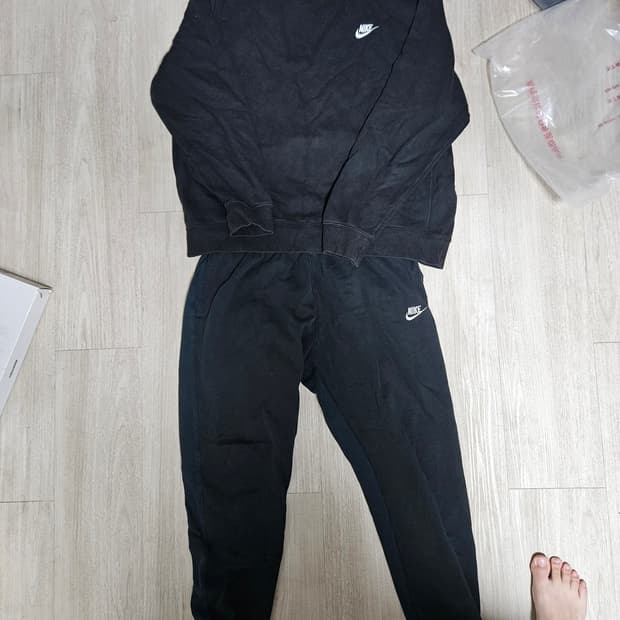 나이키 기모 세트 상의XL하의L