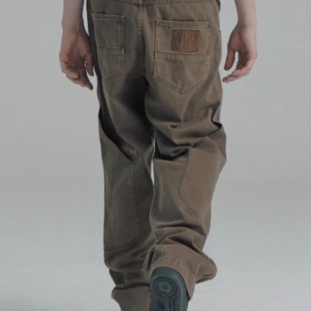 (S) MPa calf pocket pants 브라운 팝니다