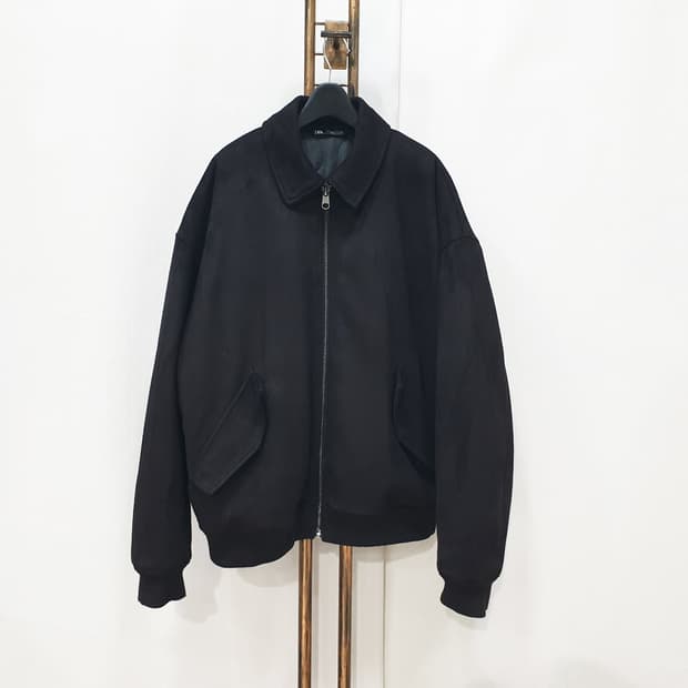 자라 페이크 스웨이드 패딩 자켓 XL