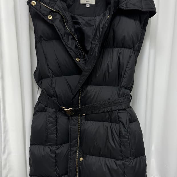 폴앤조 헝가리 구스 벨티드 롱 베스트