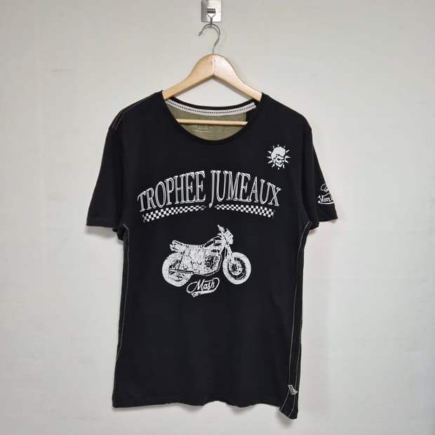 본더치Vondutch Y2K 바이커프린팅 티셔츠 M - T207