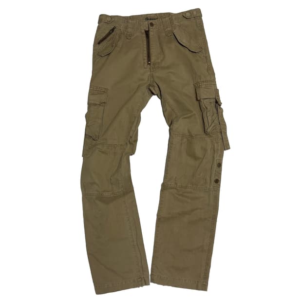 빈티지 밀리터리 멀티 포켓 카고 팬츠