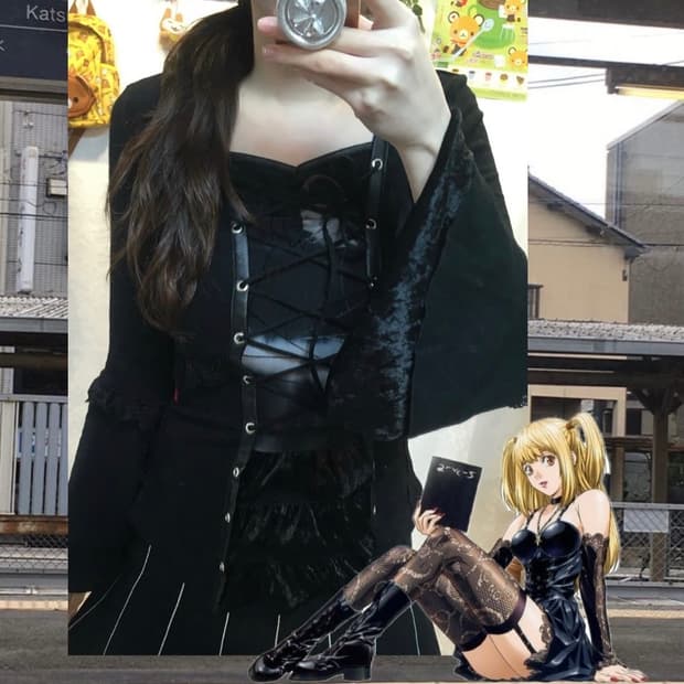 빈티지 모리걸 후유 ozzon 미사깔 셋