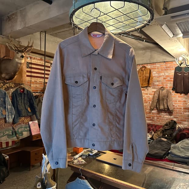 70s USA 빈티지 리바이스 3rd 코튼 트러커 자켓