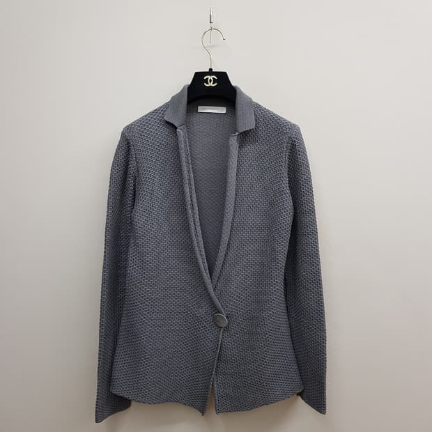 파비아나 필리피 코튼 텍스처 니트 자켓 M사이즈