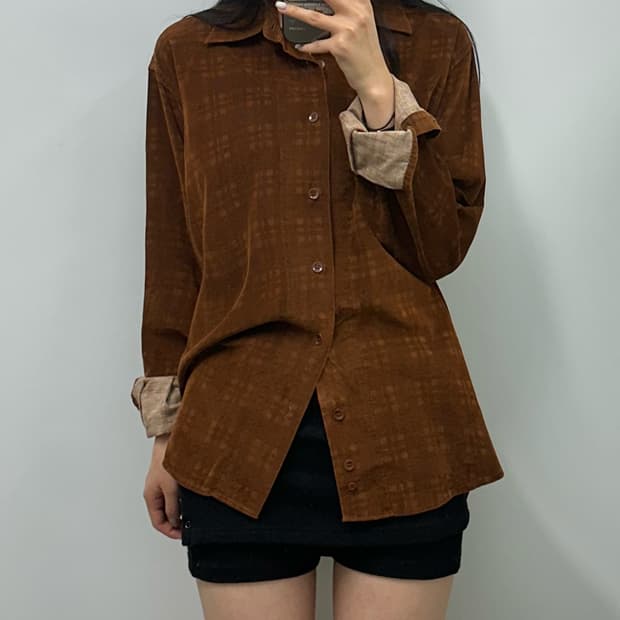 Cp company 씨피컴퍼니 코듀로이 패턴 셔츠