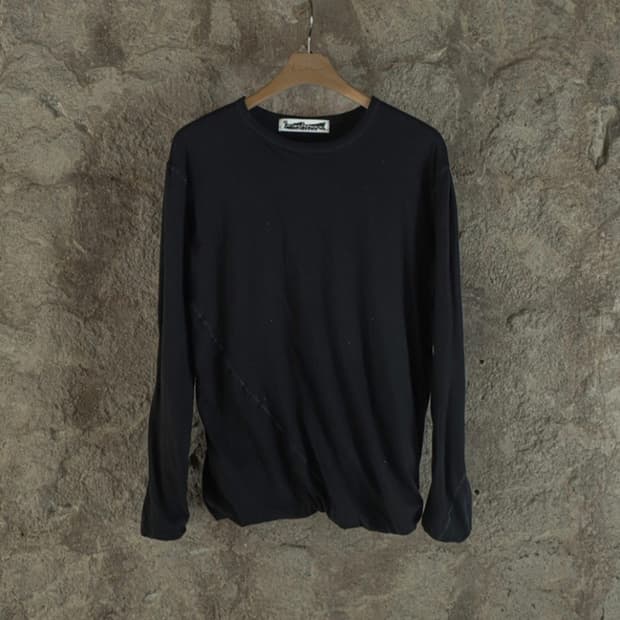 [2] Lcbx 2layer Drape T-shirts 투레이어 티셔츠