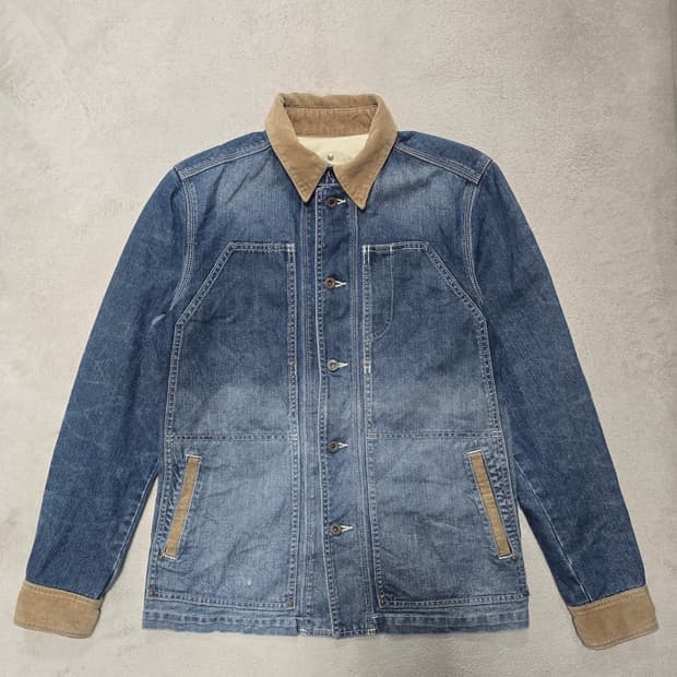 타케오키쿠치 스웨이드 데님 자켓 4