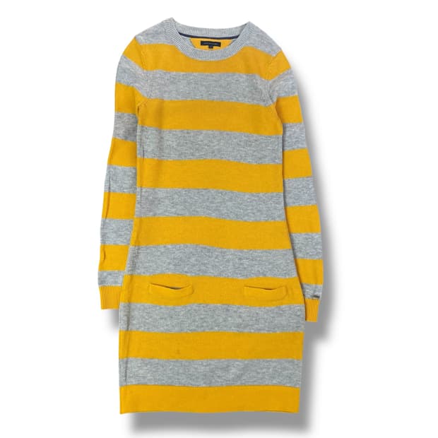 타미힐피거 단가라 투포켓 니트 원피스 S