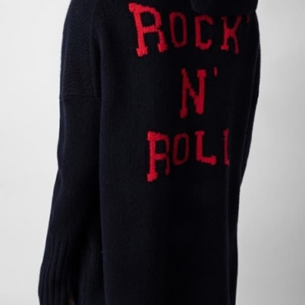 쟈딕앤볼테르 락앤롤 니트 후드 