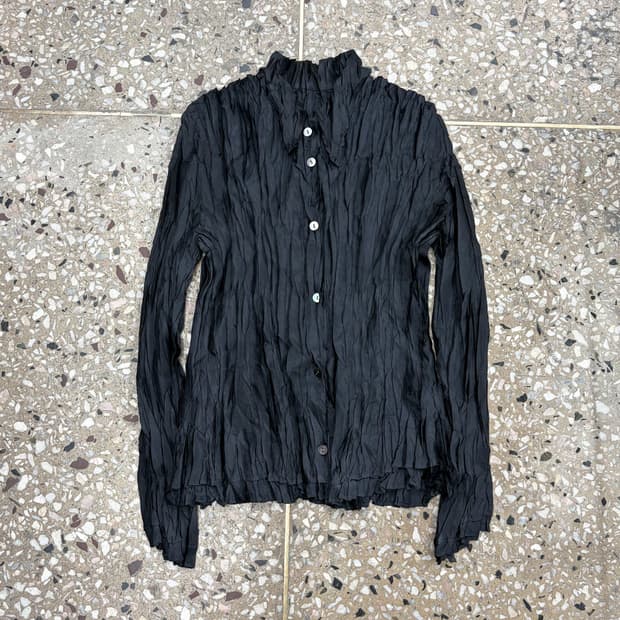 히로코 코시노 플리츠 셔츠