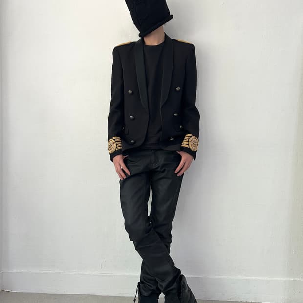 발망xH&M 2015AW 런웨이 나폴레옹 블레이저