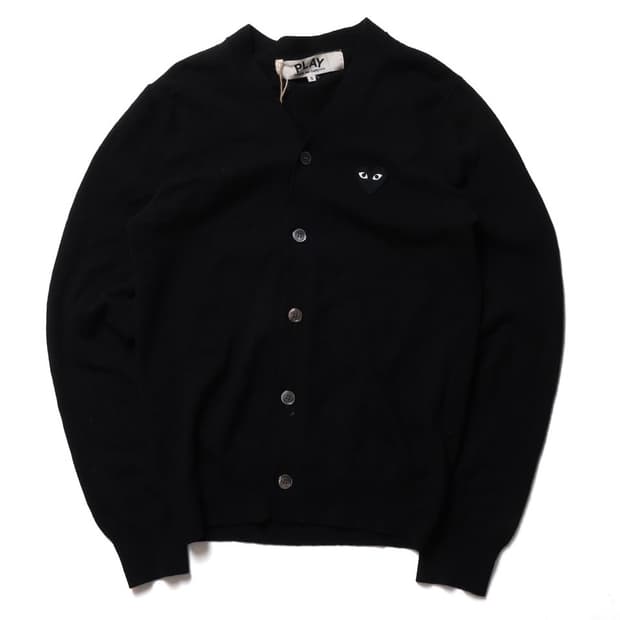 Comme Des Garcons Play Wool Cardigan 
