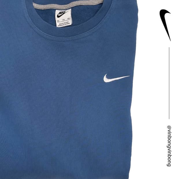 나이키 스우시 맨투맨(블루)