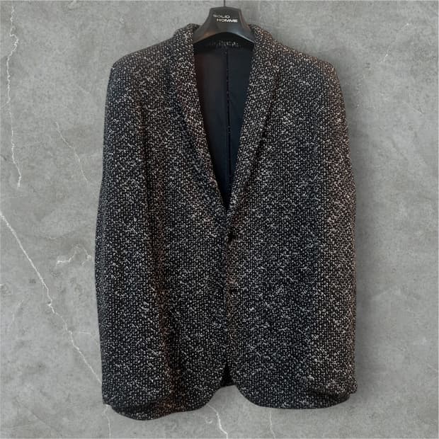 조셉옴므 부클레 트위드 자켓 48