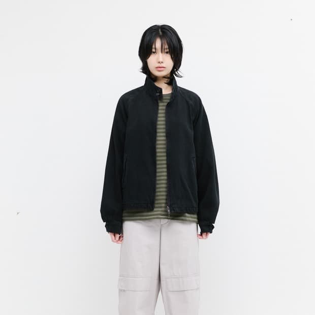 해칭룸 데님 해링턴 자켓