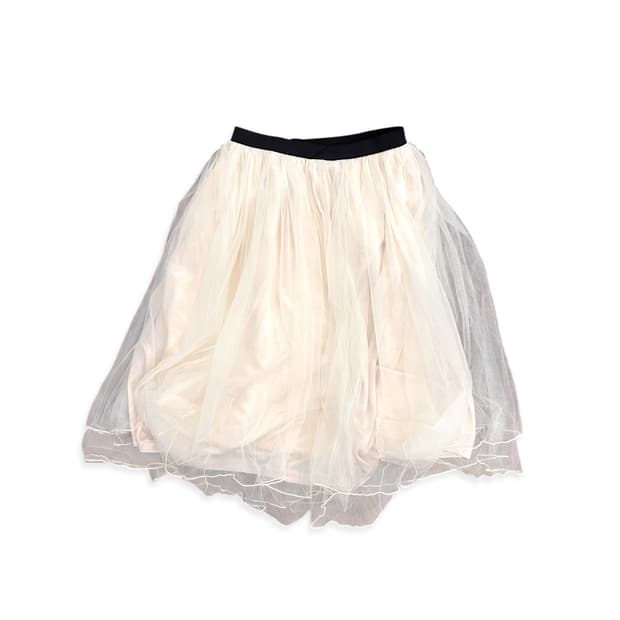 Volume Midi Tulle Skirt