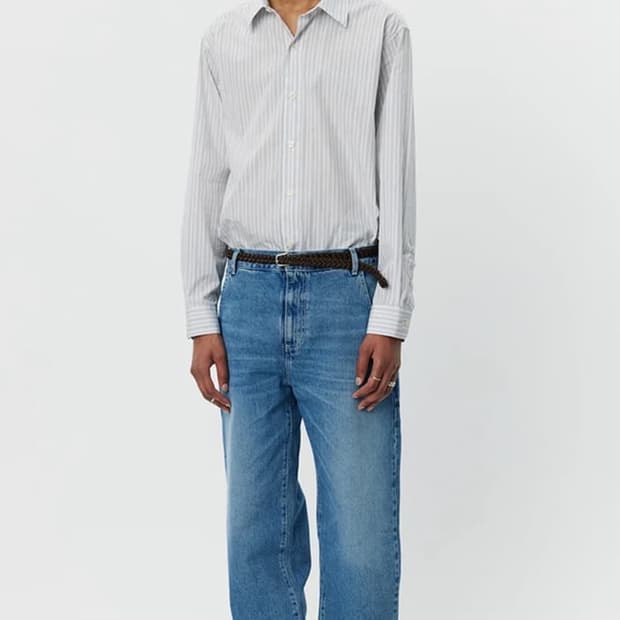 mfpen 레귤러진 워시드블루 M사이즈