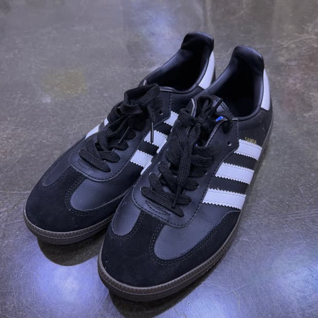 아디다스 OG 삼바 스니커즈 블랙 화이트 검 265