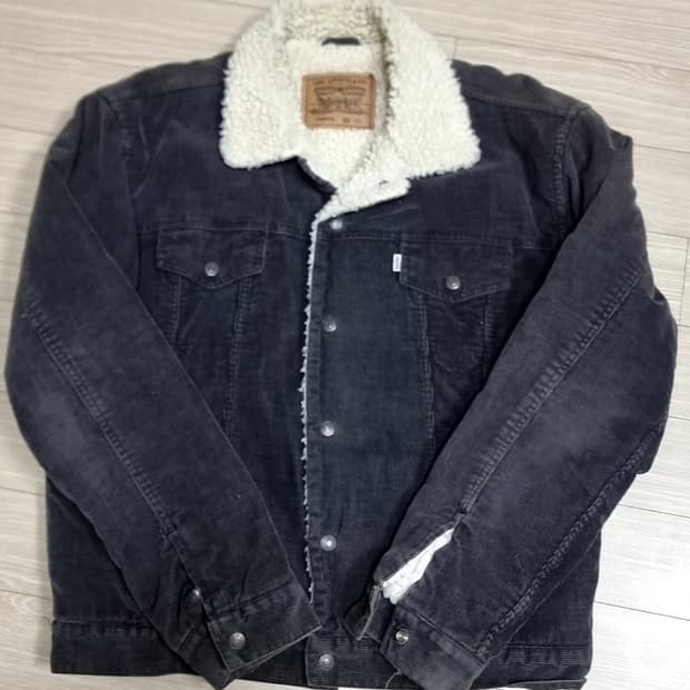 80-90년대 한국제 리바이스 코듀로이 쉐르파 트러커 자켓(100)