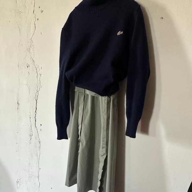 80's france made turtleneck knit