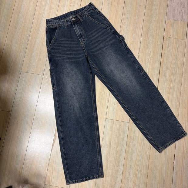 벌룬 와이드 데님 팬츠 XS 무신사 유라이프지 새거급