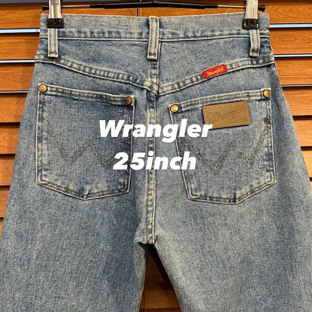 (25inch) 90s 빈티지 랭글러 연청 웨스턴