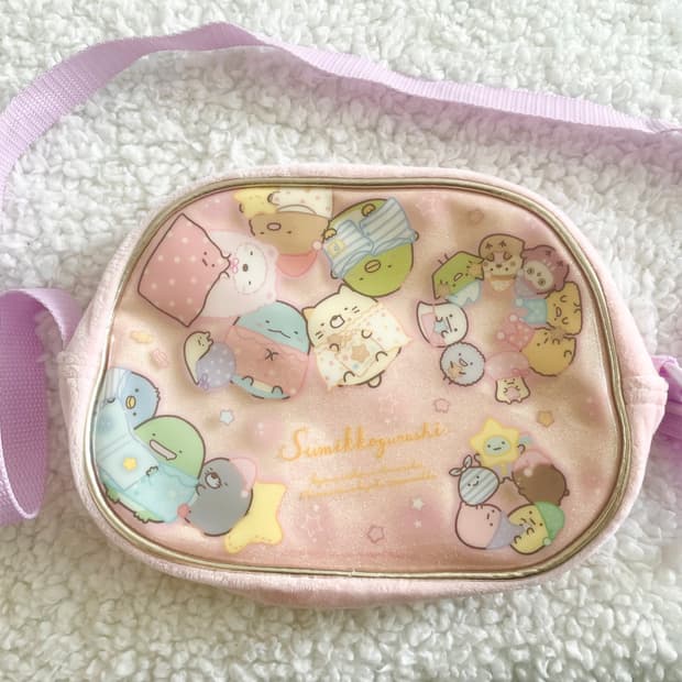 모리걸 빈티지 스밋코구라시 핑크 크로스백 💗💜✨