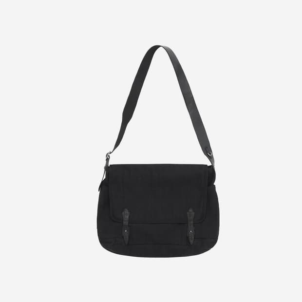 폴리테루 플뢰르 메신저 백 스트라이프 블랙