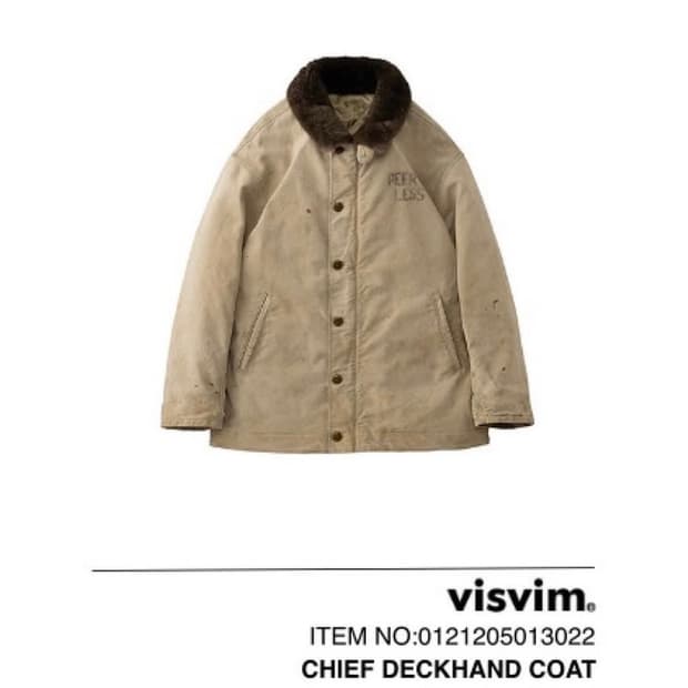 [2]비즈빔(visvim) 치프 덱핸드 코트 21aw deck hand