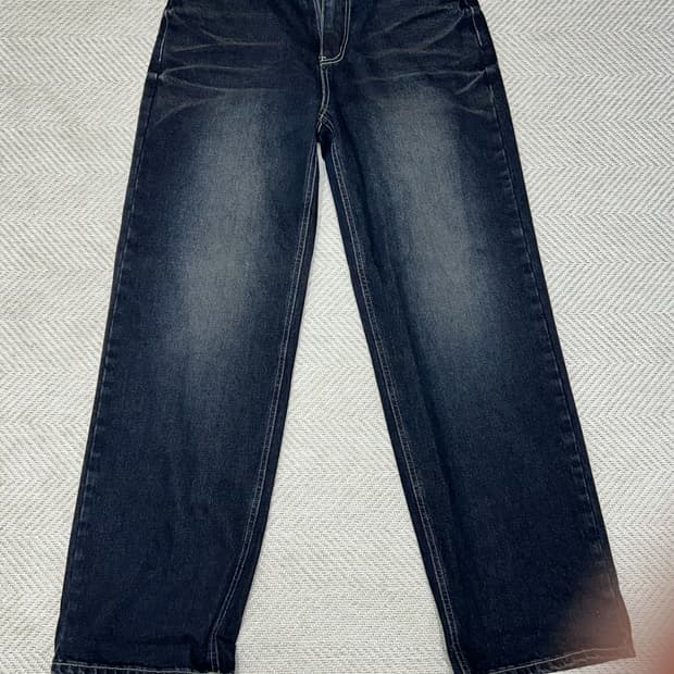 르아르 커브드핏 데님 M